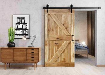 Drzwi od producenta przesuwne drewniane dębowe FLINSTON - różne kolory