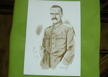 Grafika  II Henryk Gecow - Józef Piłsudzki