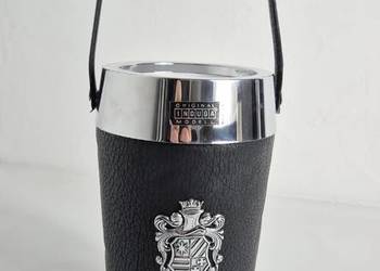 Stylowy Cooler / Wiaderko do lodu INDUGA - Vintage West Germany - Skóra & C
