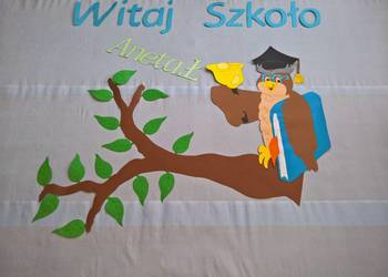 Dekoracje na Rozpoczęcie roku szkolnego z brystolu