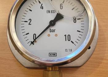 Manometr Wika 0-10bar G1/2 nierdzewny