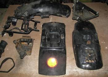 Honda XL125S XL185S półka akumulator błotnik chlapacz airbox kruciec nadkol