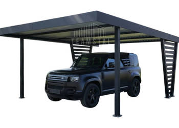 Carport V PREMIUM 4,5x5m Wypełnienie panelami Wiata samochodowa TS1256