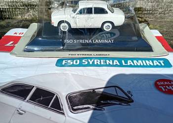 SYRENA LAMINAT model 1:43 Legendy FSO Deagostini Kultowe auta PRL 1/43 nowy