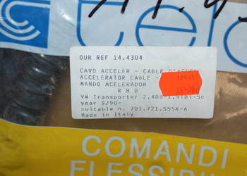 LINKA GAZU VW VW Transporter DS., 1,9TDi, L1230