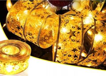 Lampki świąteczne LED – Wstążka świetlna 3m / 30 LED / Na baterie