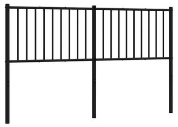 Metalowe wezgłowie czarne 160 cm WM-350899