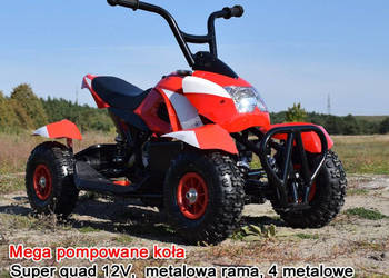 BAWIBUS.PL Auto na akumulator MEGA WIELKI QUAD dla dzieci quady kład 50kg