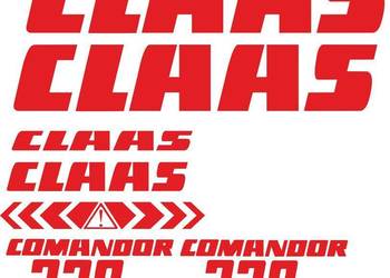 naklejki claas comandor 228