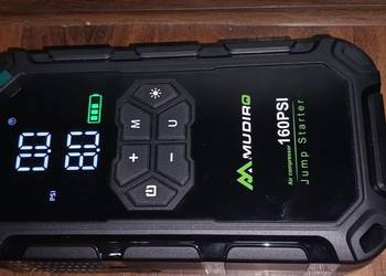 Booster, jump starter, latarka, kompresor do kół