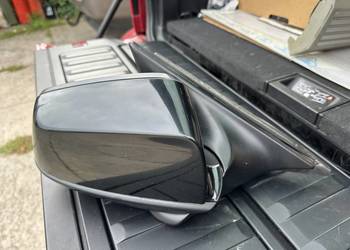 BMW 7 F01 F01 przedlift, europa - lusterko prawe, czarne, el. składane