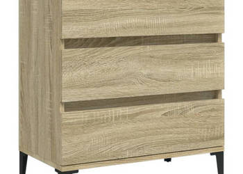Komoda dąb sonoma 60x35x70 cm materiał drewnopochodny WM-823051