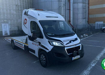 inne Peugeot Boxer Auto laweta 2.2 hdi 186 KM kamera klima Webasto 5 m Alu…