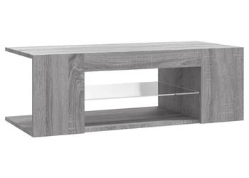 Szafka pod TV z oświetleniem LED szary dąb sonoma 90x39x30 cm WM-822666