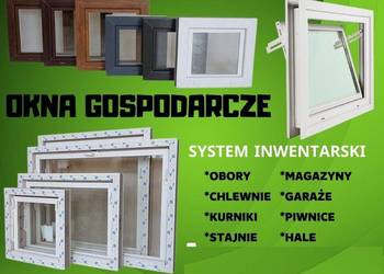 OKNA plastikowe PCV rolnicze / gospodarcze / inwentarskie