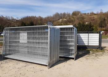 ADAMEK. Ogrodzenia tymczasowe PEŁNE lub AŻUROWE. WYANJEM