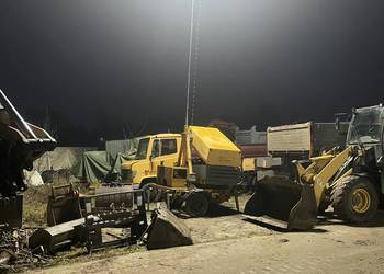 Agregat prądotwórczy - maszt oświetleniowy -agregat hydrauliczny