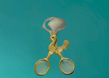 Nożyczki do jajek, vintage, Art Deco, zabytkowe