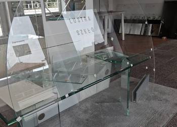 Szklany blat okrągły fi 120 cm