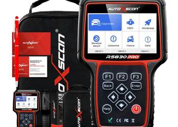 AUTOXSCAN RS 830 PRO FULL Tester diagnostyczny Wyświetlacz J.Polski F.vat