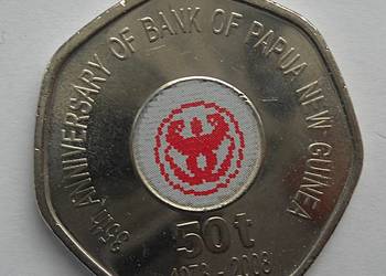 PAPUA I NOWA GWINEA-50 TOEA-2008 r (35 ROCZNICA BANKU)