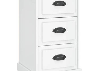 Szafka nocna wysoki połysk biała 39x39x67 cm WM-816162