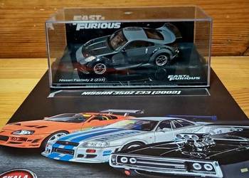 NISSAN FAIRLADY Z 350Z Szybcy i wściekli model 1/43 Deagostini fast