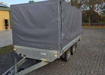 Przyczepka samochodowa SARIS Platforma Plandeka 2000kg