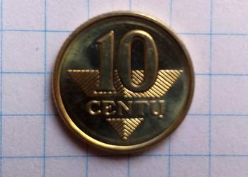 10 CENTÓW ( CENTU ) 2008 ROK - LITWA