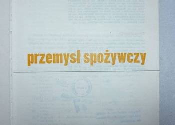 PRZEMYSŁ SPOŻYWCZY - ENCYKLOPEDIA TECHNIKI
