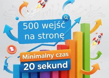 500 unikalnych wejść na Twoją stronę / 20 sekund