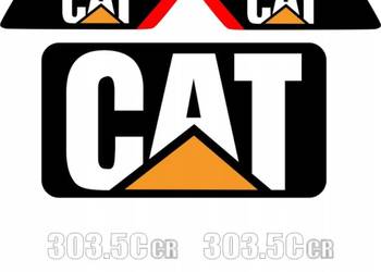 NAKLEJKI NA MASZYNĘ CAT 303.5C CR
