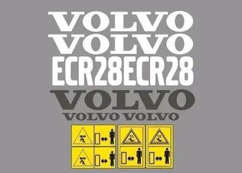Naklejki oklejenie VOLVO ECR28 Zamiennik