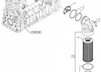 New Holland T6090 T6070 Pokrywa 8097845