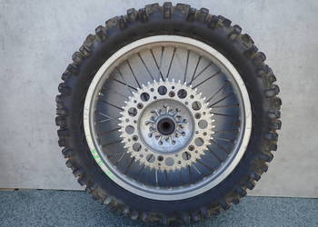 Koło Tył 18 x 1.85 Opona Tarcza Zębatka Yamaha YZ 250 KTM 450 Sxf 525 Exc