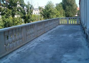 Balustrady na taras, schody, balkon itp. piaskowiec, kamień