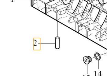 VOLVO kolek pin centrujacy blok silnika OE 1383730