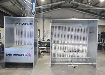 Ściana lakiernicza mała z odciągiem podłogowym MIRWENT  MKS011 Ściana lakiernicza mała z odciągiem podłogowym MIRWENT  MKS011