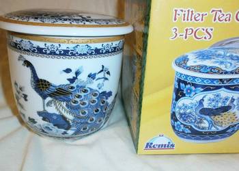 Kubek Porcelanowy  do Herbaty/Kawy/Ziół z Sitkiem.