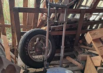 Junak M10 przod drag bobber chopper, kolo, zbiornik