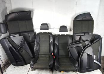 K985 FOTELE KANAPA SPORT BMW E60 PÓŁSKÓRA MPAKIET UK
