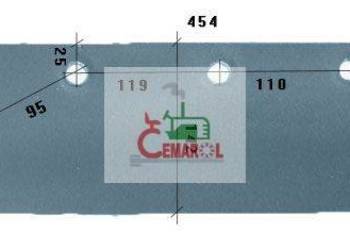 Lemiesz 18" lewy oryginał