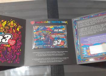 Karnet / Folder - BLOK 5426 ND Wielka Orkiestra - 33 Finał + TOKEN NTF