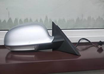 VW Passat B5 LIFT FL lusterko zewnętrzne prawe pasażera 6 PIN LA7W srebrne