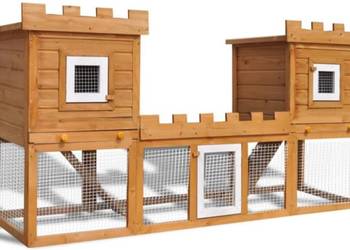 Duża klatka dla królików lub innych zwierząt, 2-poziomowa