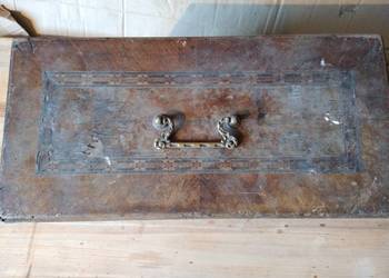 Stara przykrywka pokrywa do maszyny do szycia zabytek antyk