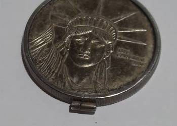 MEDAL 1986 LIBERTY 1/2 OZ AG 999 z ramką