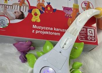 karuzela dziecięca marki Winfun projektor kołysanki do łóżeczka dziecko sen