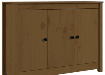 Szafka miodowy brąz 100x35x74 cm lite drewno sosnowe WM-814562