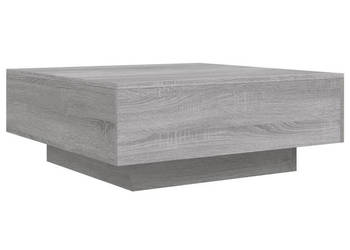 Stolik kawowy szary dąb sonoma 80x80x31 cm WM-836586